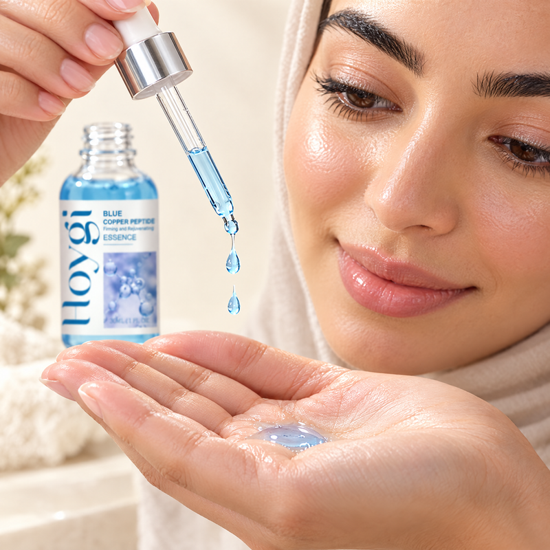 الخطوة الثانية: قطرتان إلى ثلاث من السيروم